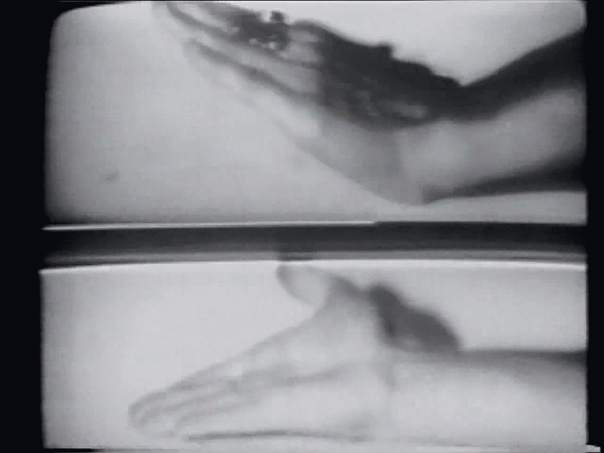 Joan Jonas, Vertical Roll, video still, 1972. Courtesy of the artist