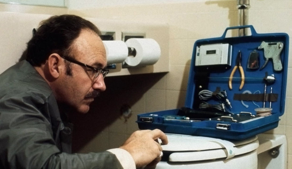 Gene Hackman in “Conversation secrète”, (The Conversation), États-Unis,1974
