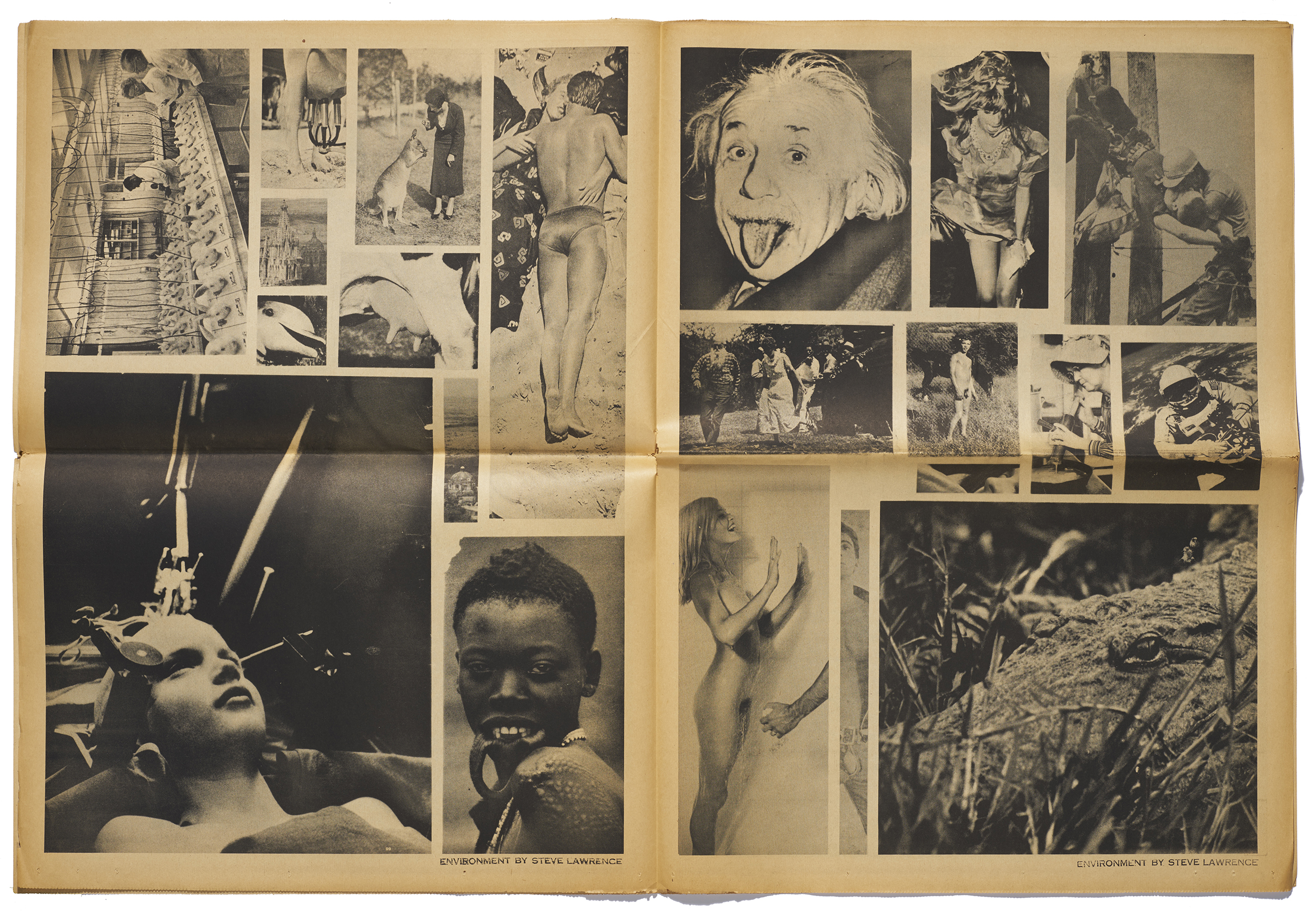 Peter Hujar ; montage ; Environnement ; Tableau ; association ; collage ; Steve Lawrence ; Newspaper ; New York ; 1969